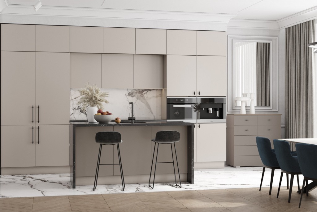 Кухни до потолка: преимущества, недостатки и варианты